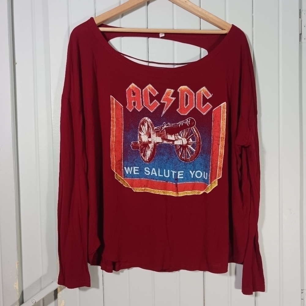 Ac/dc long sleeve band shirt